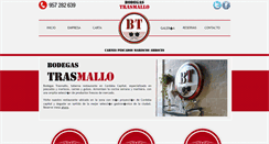 Desktop Screenshot of bodegastrasmallo.com